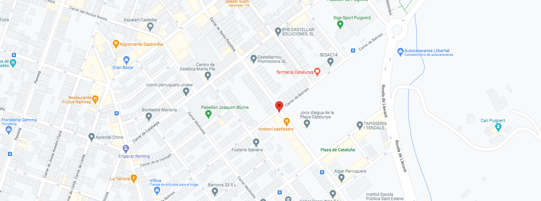 Google maps Nou castellar Castellar del Vallés
